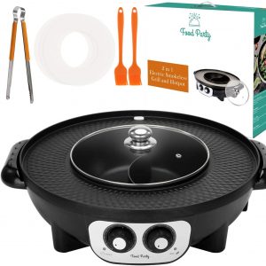 Food Party 2 in 1 Smokeless Grill